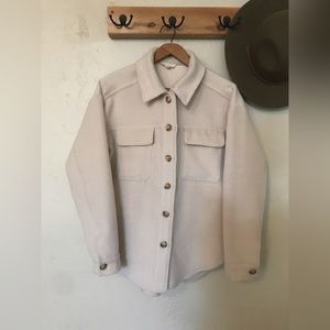 LA hearts sherpa jacket